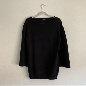 EMODA black wide neck sweater
